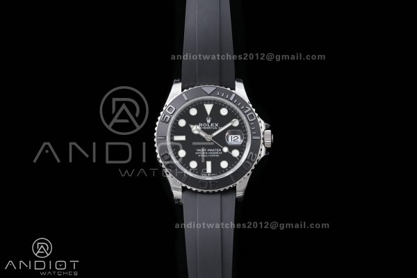 Yacht-Master 226659 Gain Weight VSF 1:1 Best Edition Black Dial On Oysterflex Strap DD3235 (Free Sprung Look)