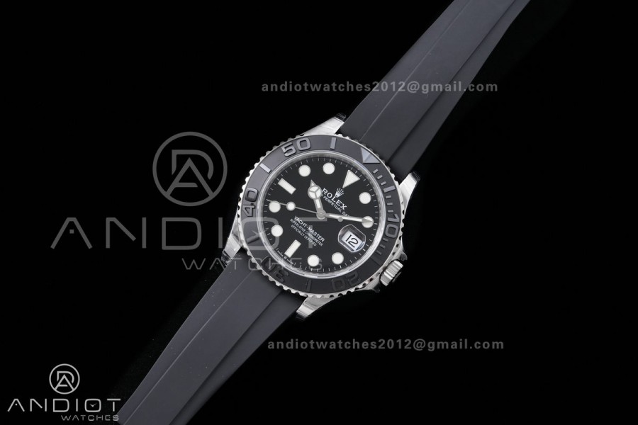 Yacht-Master 226659 Gain Weight VSF 1:1 Best Edition Black Dial On Oysterflex Strap DD3235 (Free Sprung Look)