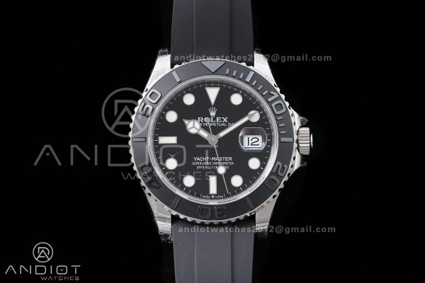 Yacht-Master 226659 Gain Weight VSF 1:1 Best Edition Black Dial On Oysterflex Strap DD3235 (Free Sprung Look)