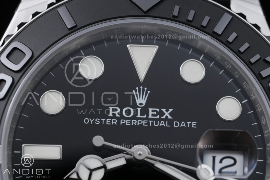 Yacht-Master 226659 Gain Weight VSF 1:1 Best Edition Black Dial On Oysterflex Strap DD3235 (Free Sprung Look)