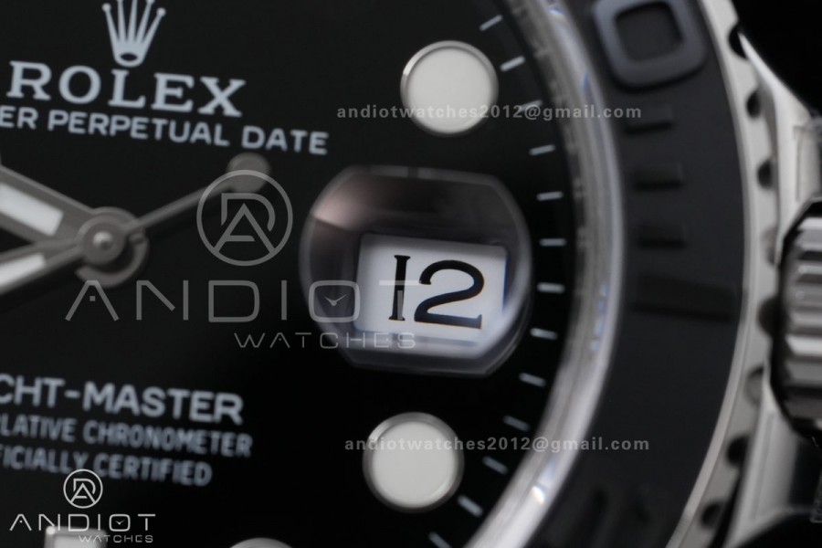 Yacht-Master 226659 Gain Weight VSF 1:1 Best Edition Black Dial On Oysterflex Strap DD3235 (Free Sprung Look)