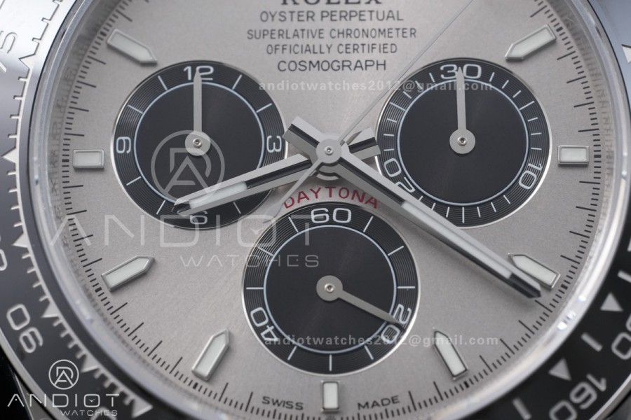 Daytona 126519 Gain Weight VSF 1:1 SS Color Dial Black Subdial Sticks Markers On Oysterflex Strap DD4131(Free Sprung Look)