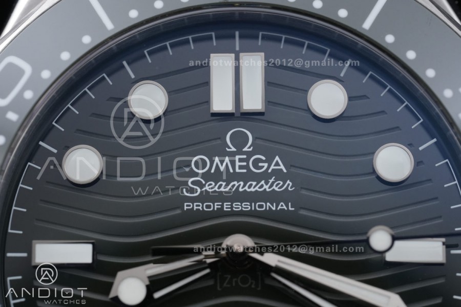 Seamaster Diver 300M Green Ceramic Bezel (Free Sprung) ORF 1:1 Green Dial On SS Bracelet Asian Super Clone 8800