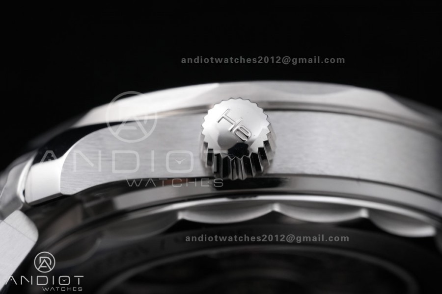 Seamaster Diver 300M Black Ceramic Bezel Free Sprung ORF 1:1 Black Dial On SS Bracelet Asian Super Clone 8800