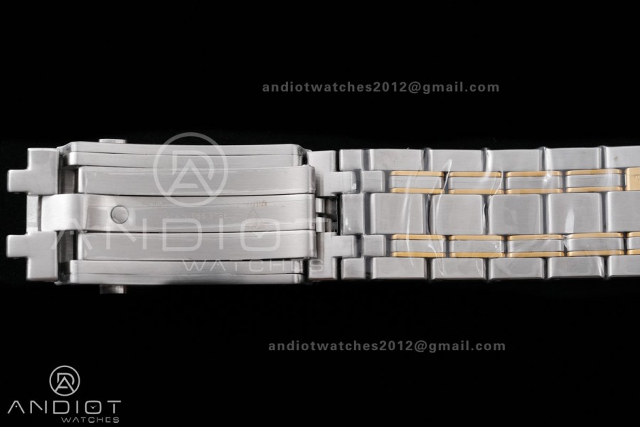 Seamaster Diver 300M Black Ceramic Bezel Free Sprung ORF 1:1 Black Dial On SS/YG Bracelet Asian Super Clone 8800
