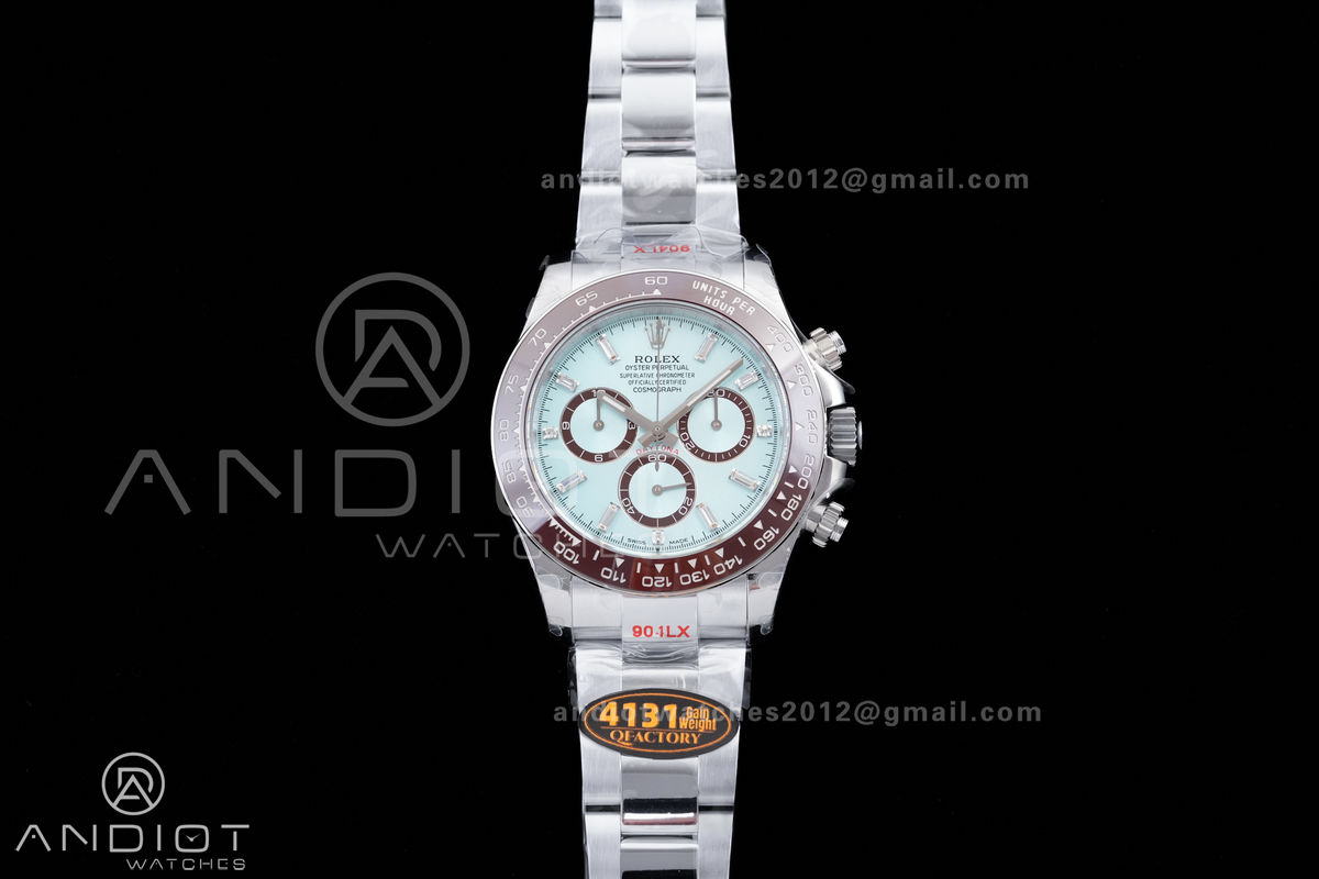 Daytona 126506 Gain Weight QF 1:1 Best Edition Ice Blue Dial T Diamond Markers on Bracelet SH4131 V6