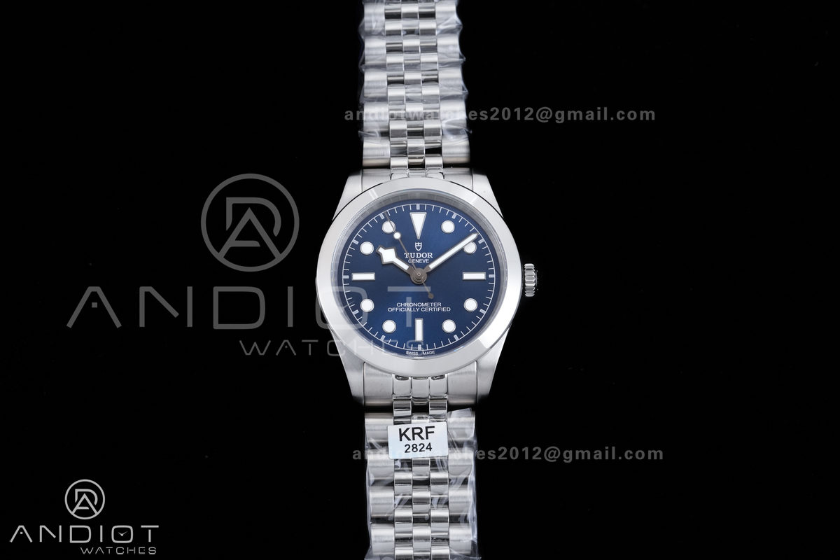 Black Bay 39mm SS KRF 1:1 Best Edition Blue Dial on Jubilee Bracelet A2824