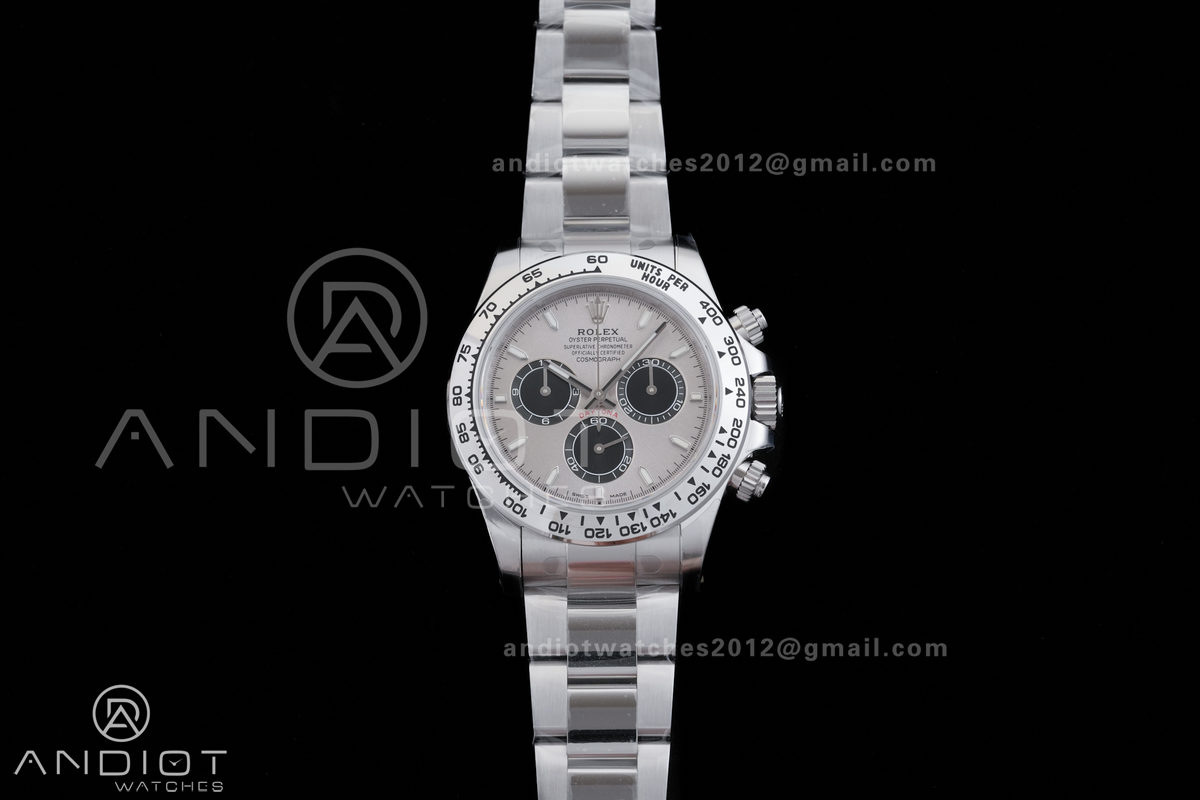 Daytona 126509 VSF 1:1 Best Edition 904L Steel Grey Dial on SS Braclet VS4131 V3 (Weighted)