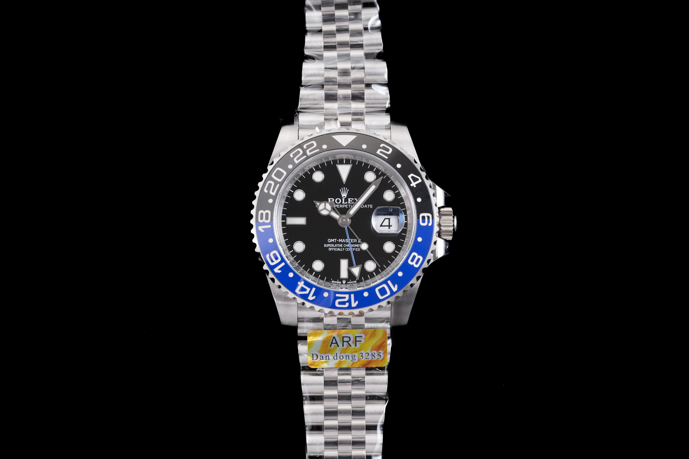 GMT-Master II 126710 BLNR Black/Blue Ceramic ARF 1:1 Batgirl Best Edition Black Dial On Jubilee Bracelet DD3285
