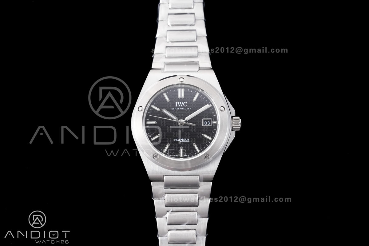 GH Factory IWC Ingenieur IW328901 Black Dial On SS Automatic Miyota 9015