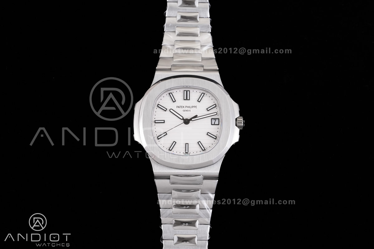 Nautilus 5711 DDF 1:1 Best Edition White Dial on SS Bracelet DD330 Super Clone