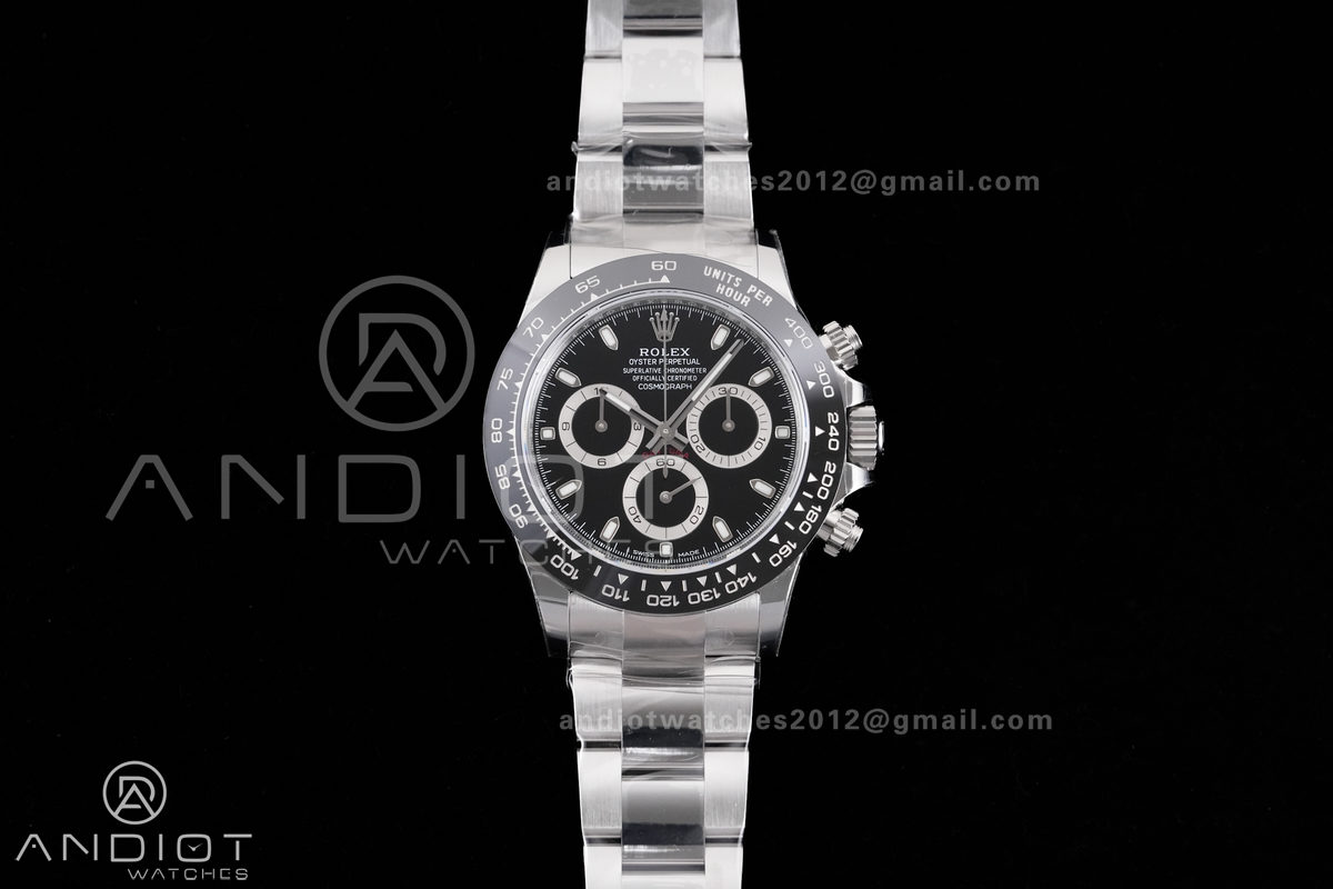 Daytona 116500 VSF 1:1 Best Edition 904L Steel Black Dial on SS Bracelet DD4130