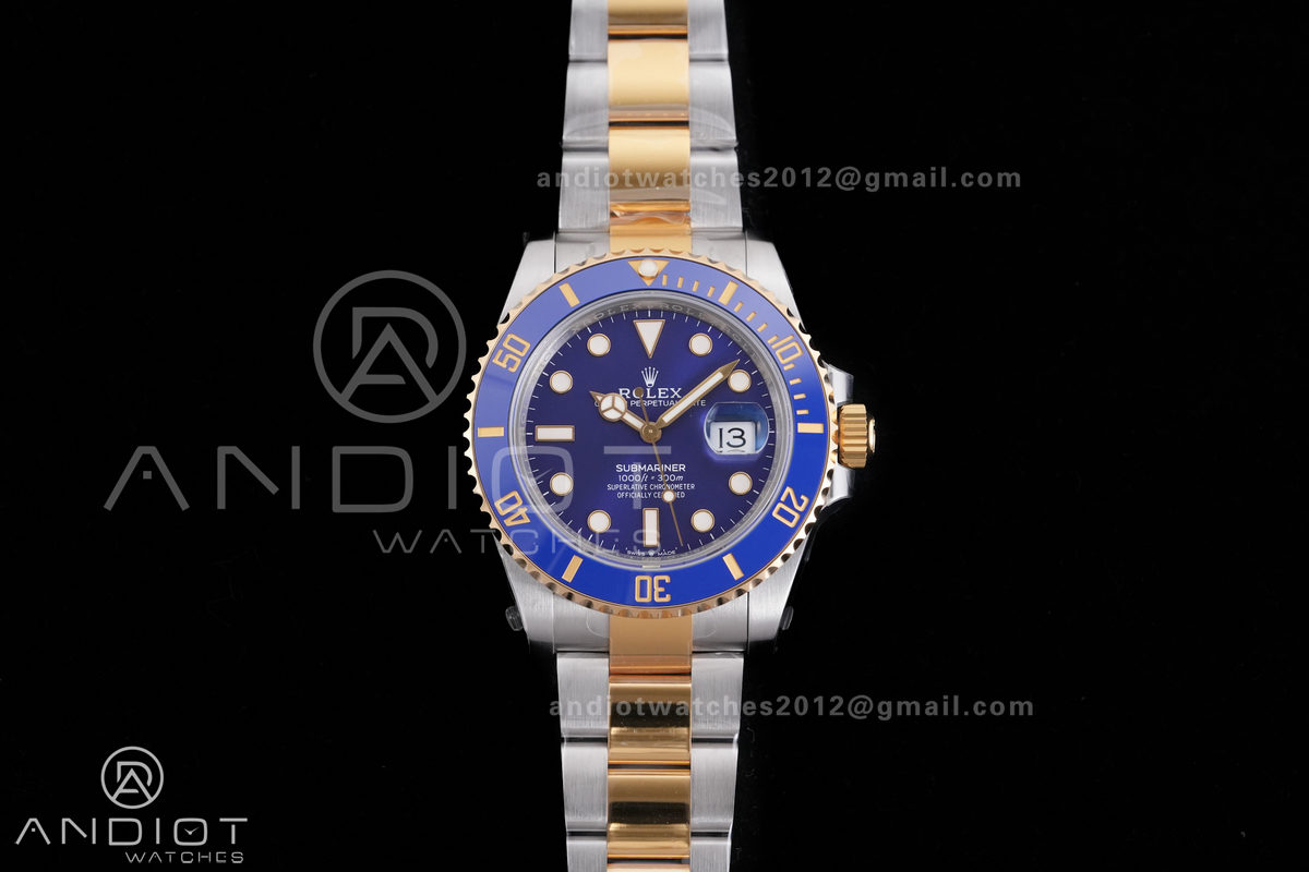 Submariner 126613LB V2 VSF 1:1 Best Edition Blue Dial On SS/YG Bracelet DD3235 Gain Weight 186g
