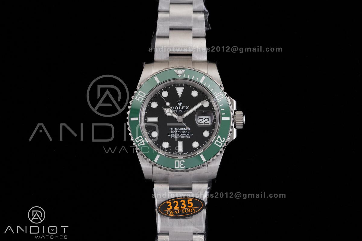 Submariner 41mm Starbucks 126610 LV Green Ceramic 904L Steel QF 1:1 Best Edition QF3235