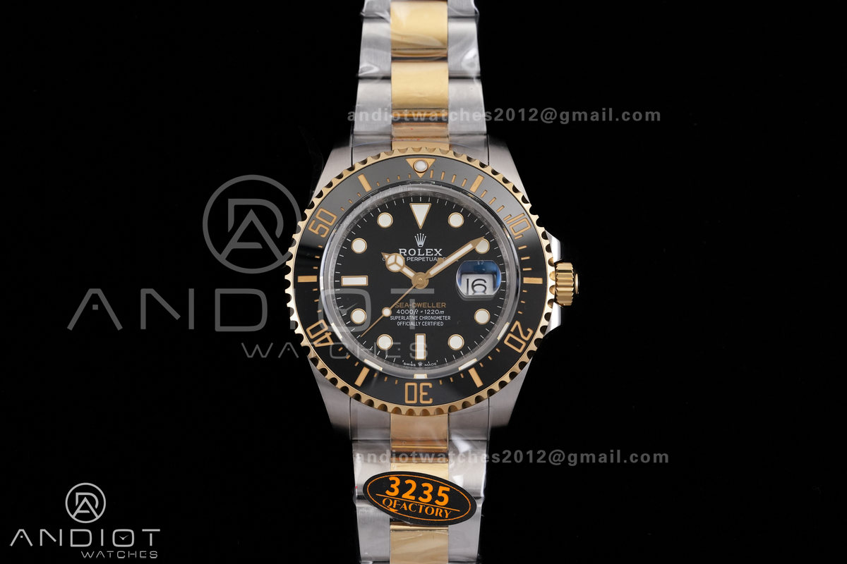 Sea Dweller 126603 QF 1:1 Best Edition 904L SS/YG Case and Bracelet QF3235