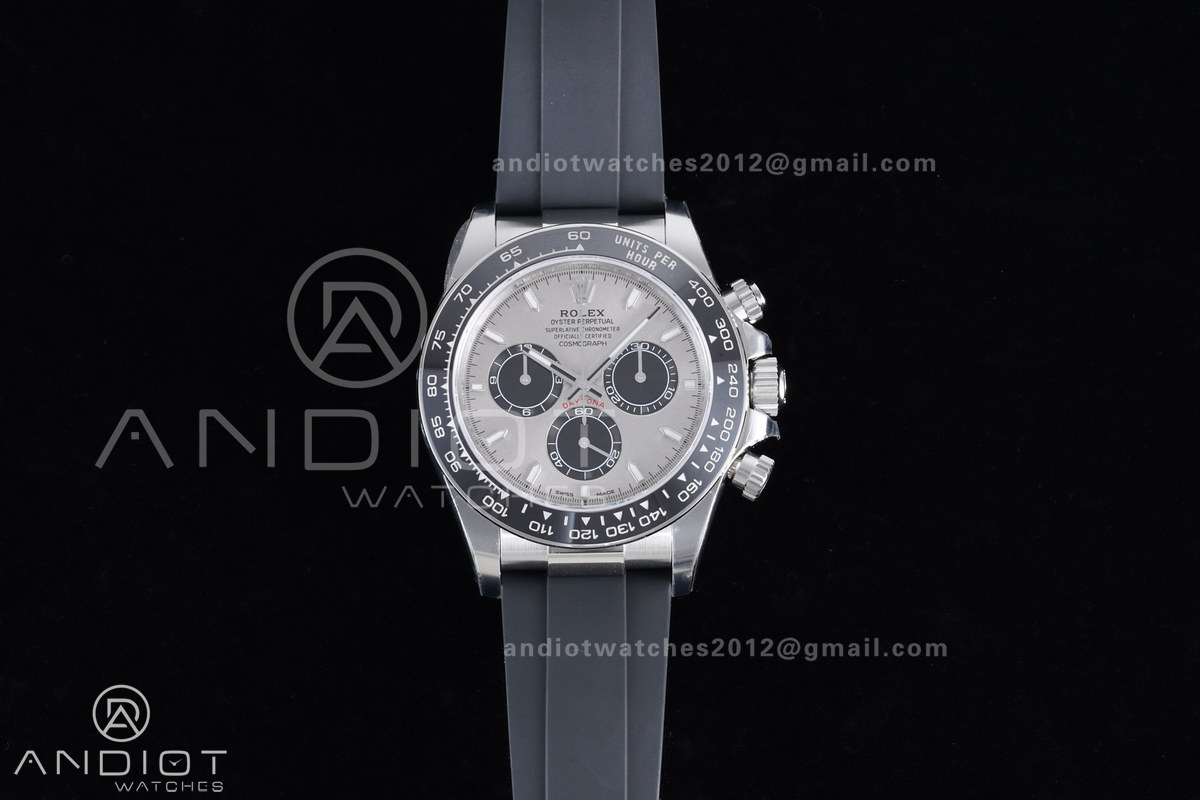 Daytona 126519 VSF 1:1 Best Edition Gray/Black Dial on Oysterflex Strap VS4131 V2 (Weighted)