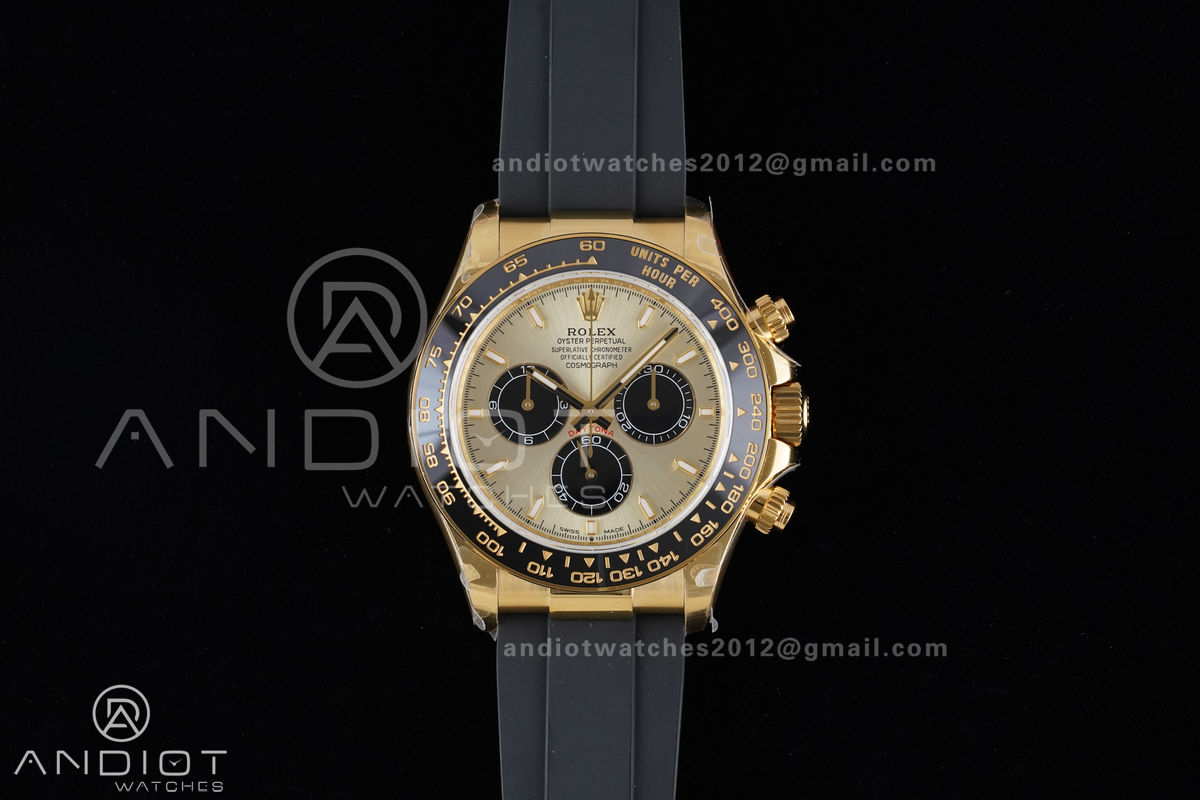 Daytona 126518 QF 1:1 Best Edition YG Dial on Oysterflex Strap QF4131 V10 (Gain Weight)