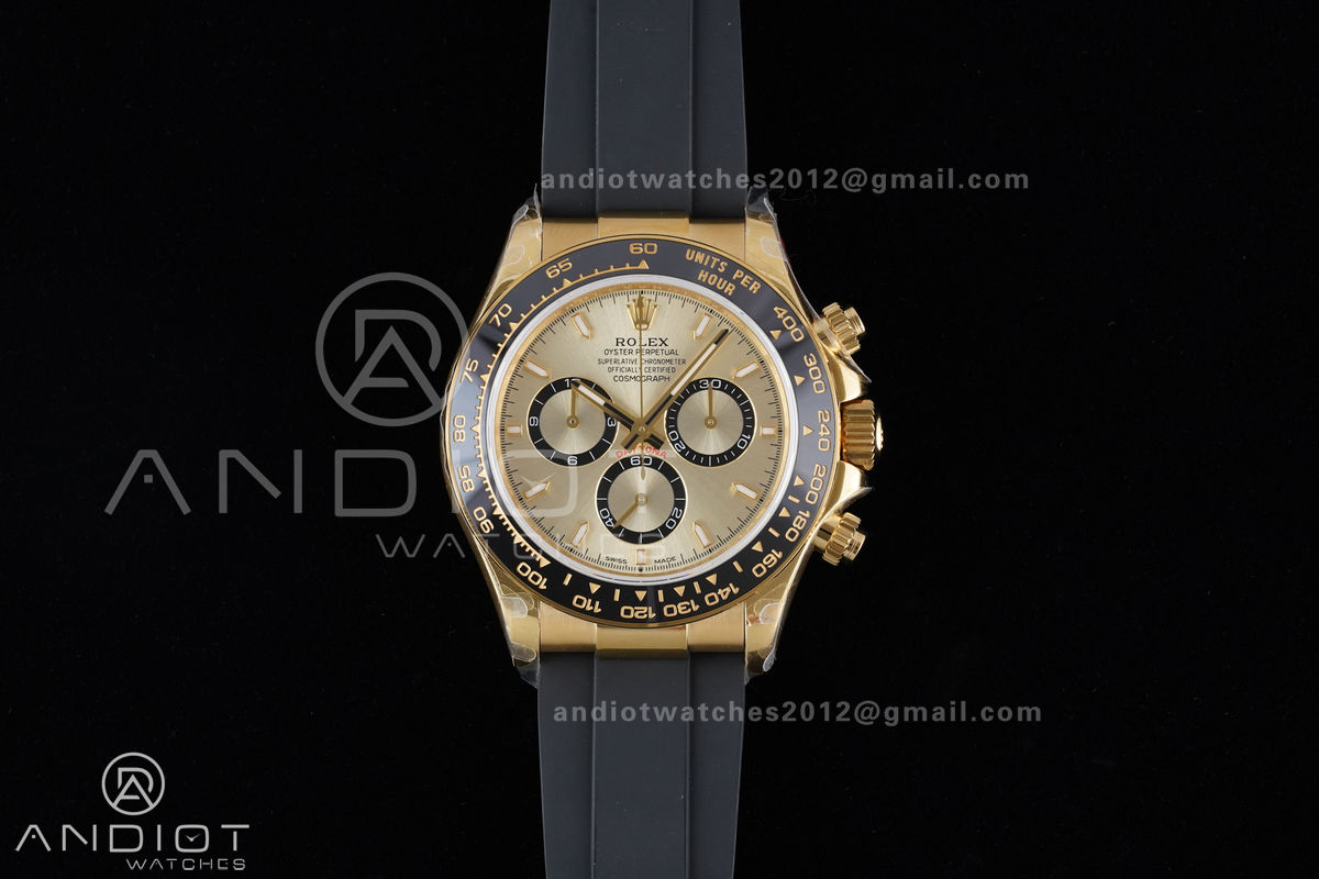 Daytona 126518 QF 1:1 Best Edition YG Dial on Oysterflex Strap QF4131 V10 (Gain Weight)