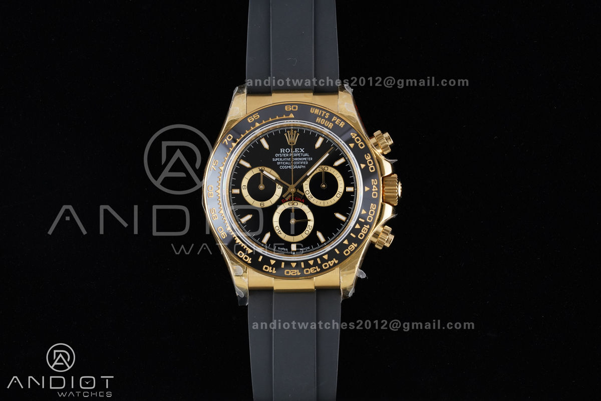 Daytona 126518 QF 1:1 Best Edition Black Dial on Oysterflex Strap QF4131 V10 (Gain Weight)