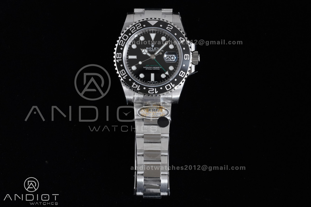 GMT Master II 116710 LN 904L SS ARF 1:1 Best Edition on Oyster Bracelet SH3285 V2