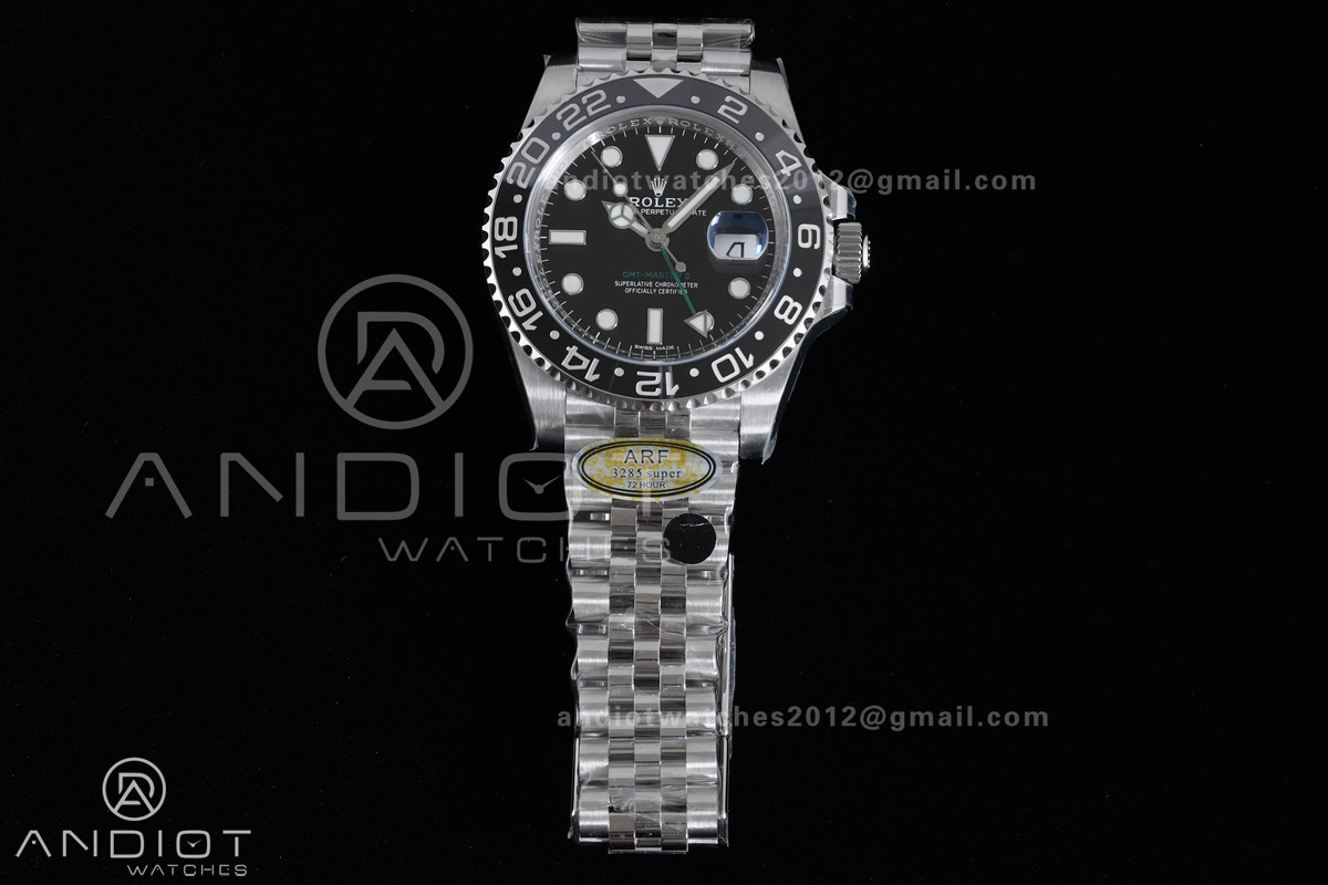 GMT Master II 116710 LN 904L SS ARF 1:1 Best Edition on Jubilee Bracelet New SH3285 V2