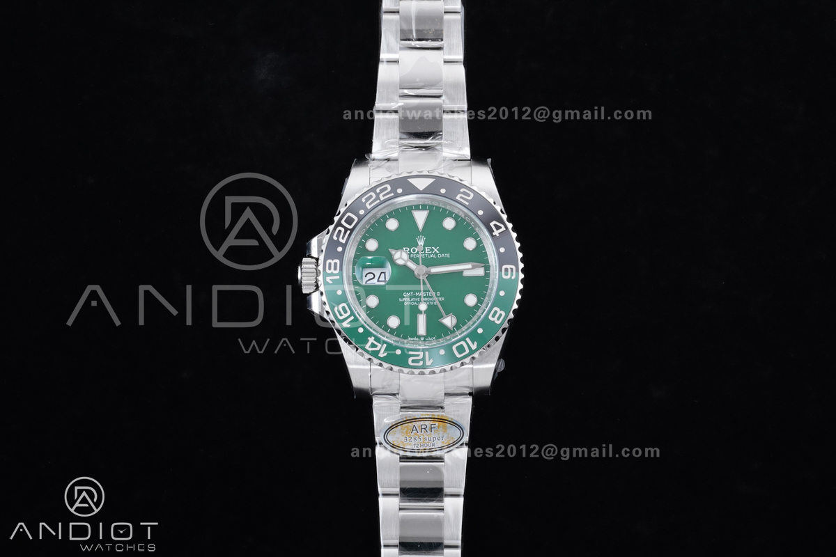 GMT Master II 126729 VTNR LHD 904L SS ARF Sprite 1:1 Best Edition on Oyster Bracelet New SH3285 V2