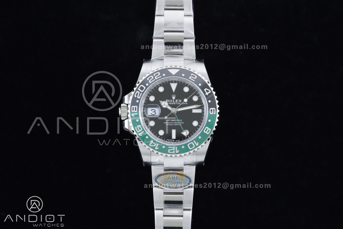 GMT Master II 126720 VTNR LHD 904L SS ARF 1:1 Best Edition on Oyster Bracelet New SH3285 V2