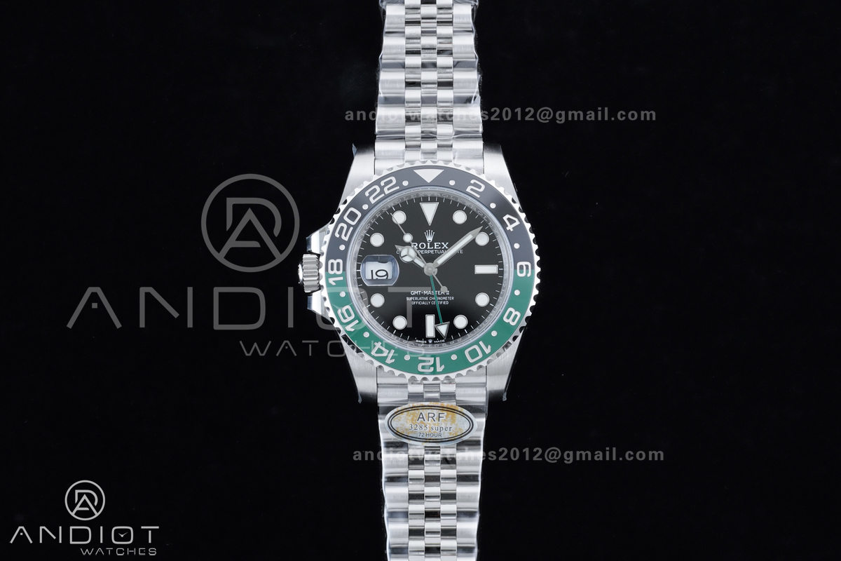 GMT Master II 126720 VTNR LHD 904L SS ARF 1:1 Best Edition on Jubilee Bracelet New SH3285 V2