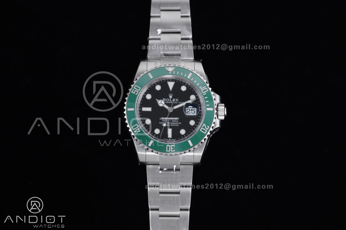 Submariner 41mm VSF Starbucks 126610LV The Youth Version Green Ceramic 904L Steel A2824