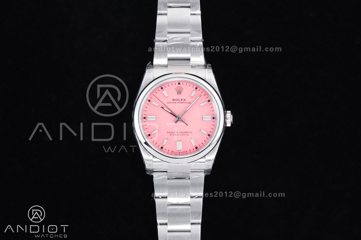 Oyster Perpetual 126000 36mm VSF 1:1 Best Edition 904L Steel Pink Dial DD3230 V2
