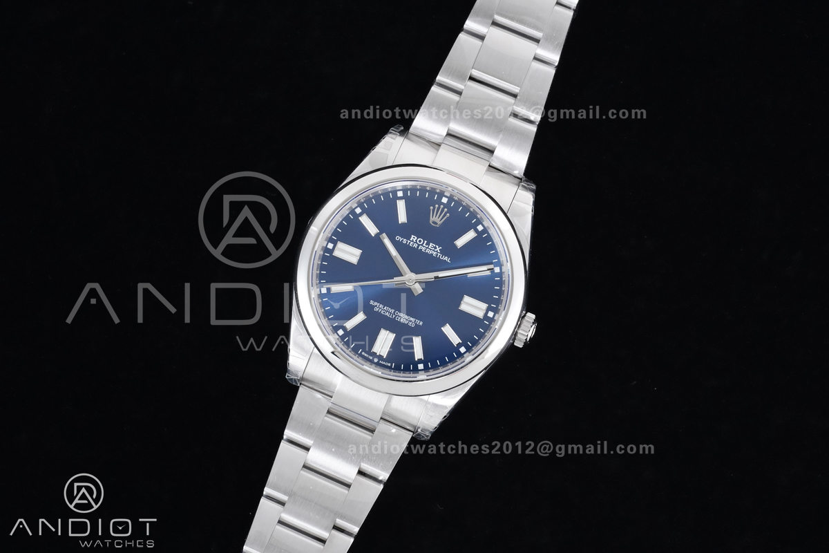 Oyster Perpetual 124300 41mm VSF 1:1 Best Edition 904L Steel Blue Dial DD3230 V2
