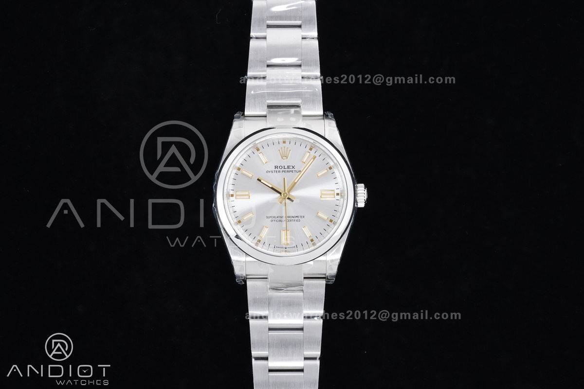 Oyster Perpetual 126000 36mm VSF 1:1 Best Edition 904L Steel Silver Dial DD3230 V2