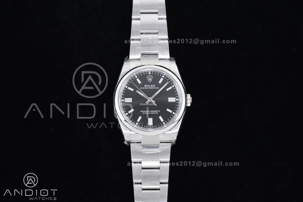 Oyster Perpetual 126000 36mm VSF 1:1 Best Edition 904L Steel Black Dial DD3230 V2