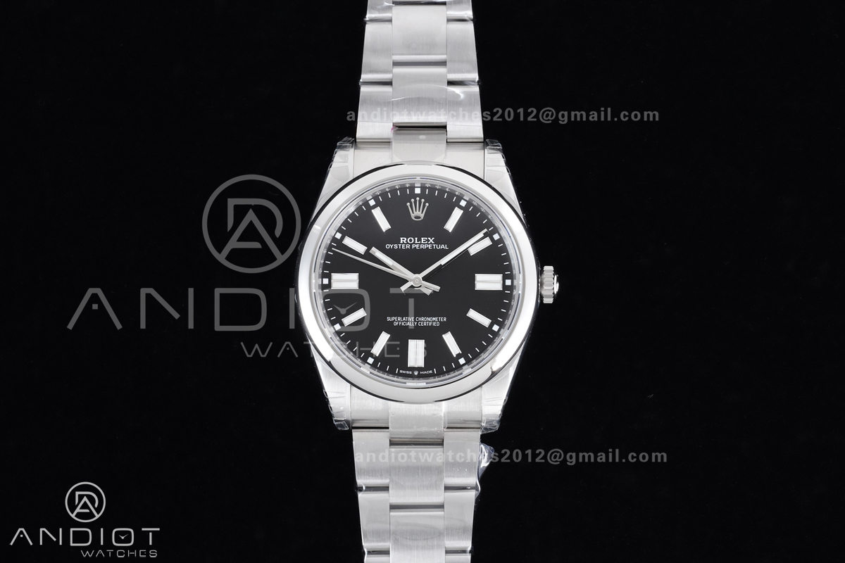 Oyster Perpetual 124300 41mm VSF 1:1 Best Edition 904L Steel Black Dial DD3230 V2