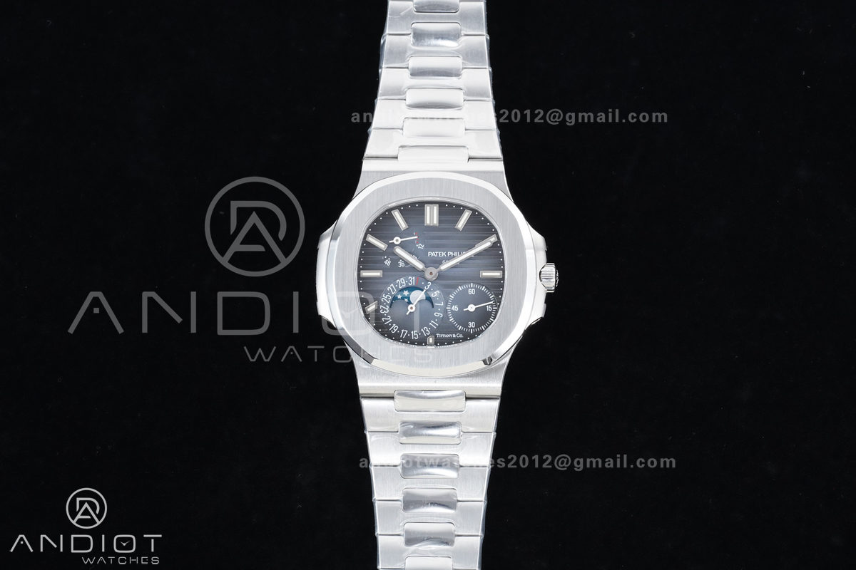 Nautilus 5712 SS PPF 1:1 Best Edition Tiffany Blue Dial on SS Bracelet PPF240 Super Clone V4