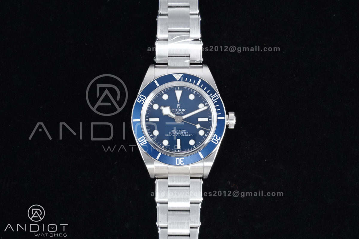 Black Bay Fifty Eight 39mm SS ZF 1:1 Best Edition Blue Dial on SS Bracelet A2824