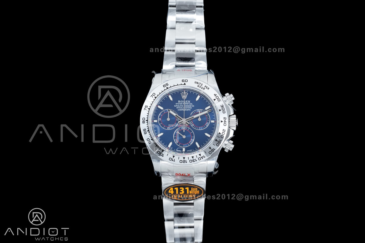2025 Daytona 126509 QF 1:1 Best Edition Blue Dial on SS Bracelet QF4131 V6 (Gain Weight)