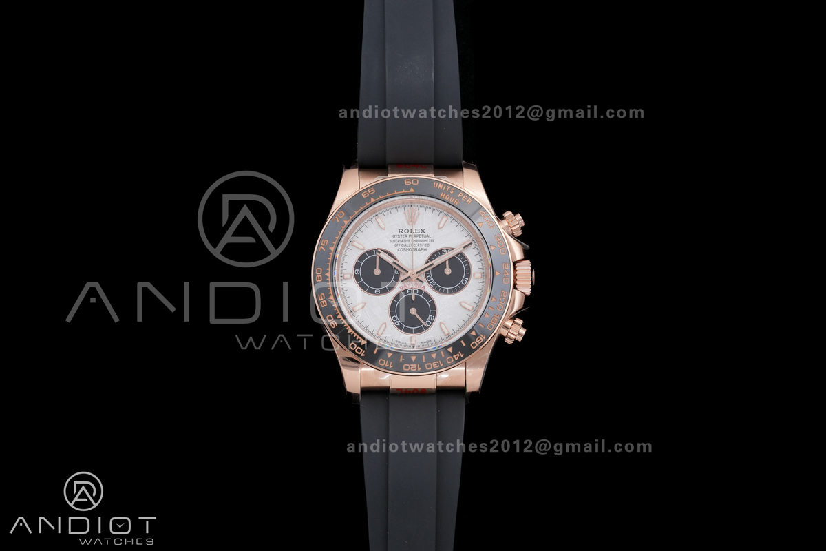 2025 Daytona 126515 QF 1:1 Best Edition Meteorite Dial on Oyster-flex Strap QF4131 V10 (Gain Weight)