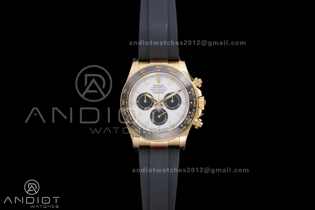 2025 Daytona 126518 YG QF 1:1 Best Edition Meteorite Dial on Oysterflex Strap QF4131 V10 (Gain Weight)