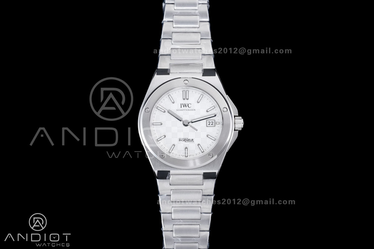 A7F IWC Ingenieur IW328902 White V2 Dial On SS Automatic A2892