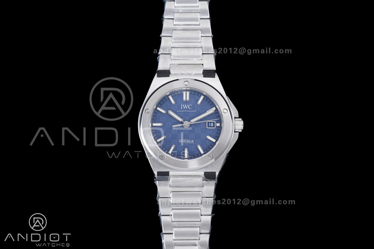 A7F IWC Ingenieur IW328907 Blue V2 Dial On SS Automatic A2892