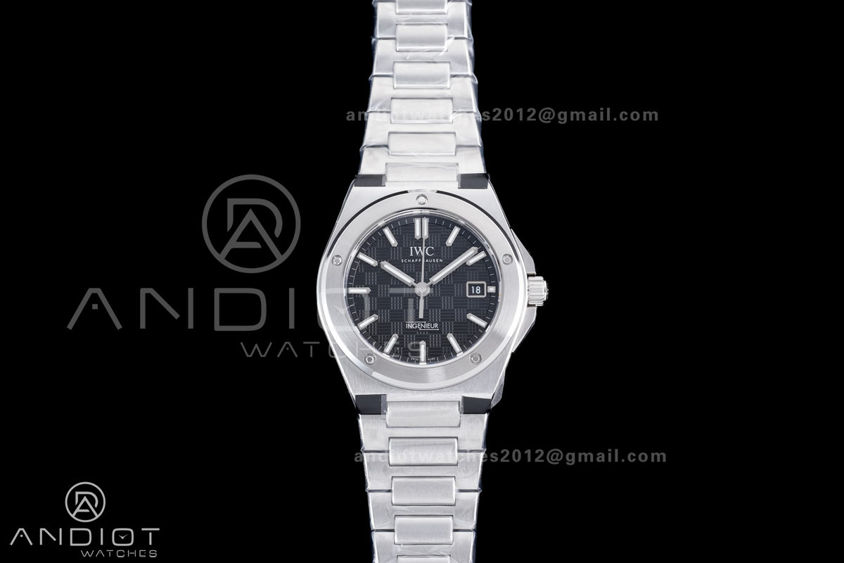 A7F IWC Ingenieur IW328901 Black V2 Dial On SS Automatic A2892
