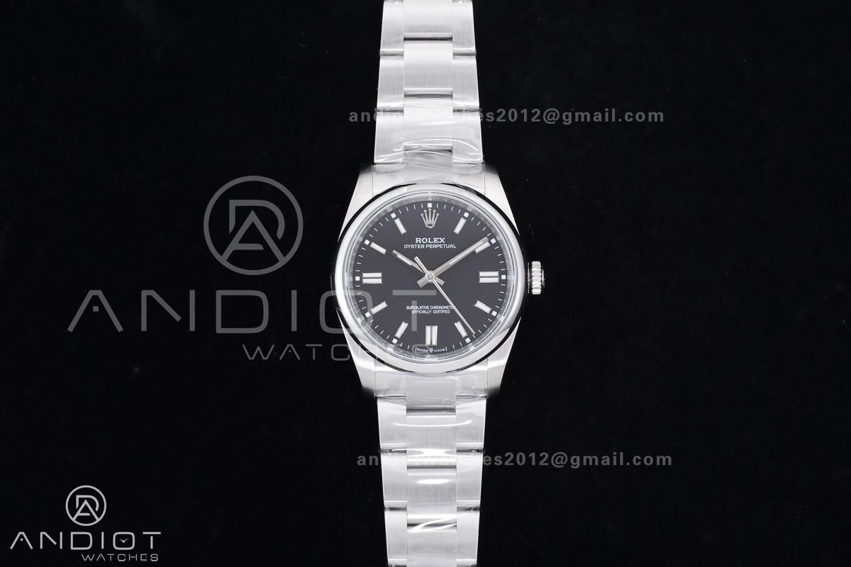 Oyster Perpetual 126000 36mm KRF 1:1 Best Edition 904L Steel Black Dial VR3230