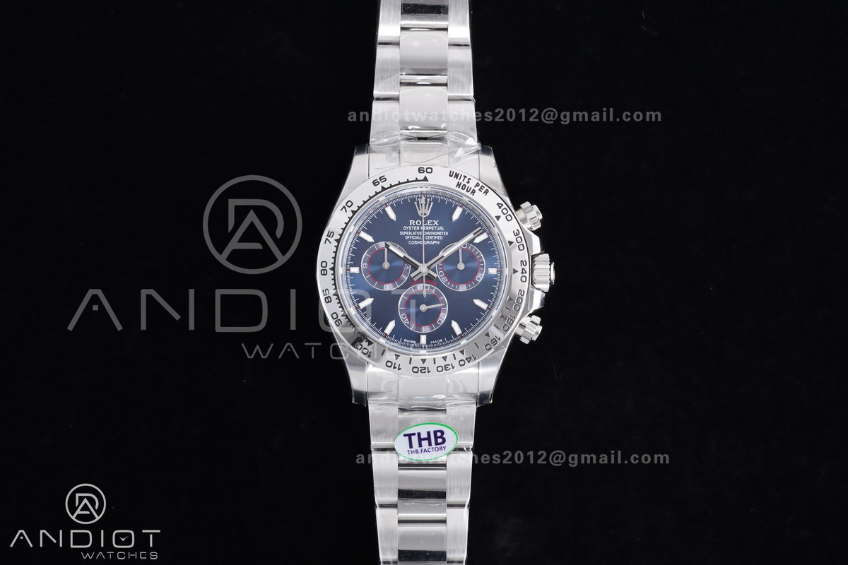 Daytona 126509 THBF 1:1 Best Edition Blue Dial on SS Bracelet 4131