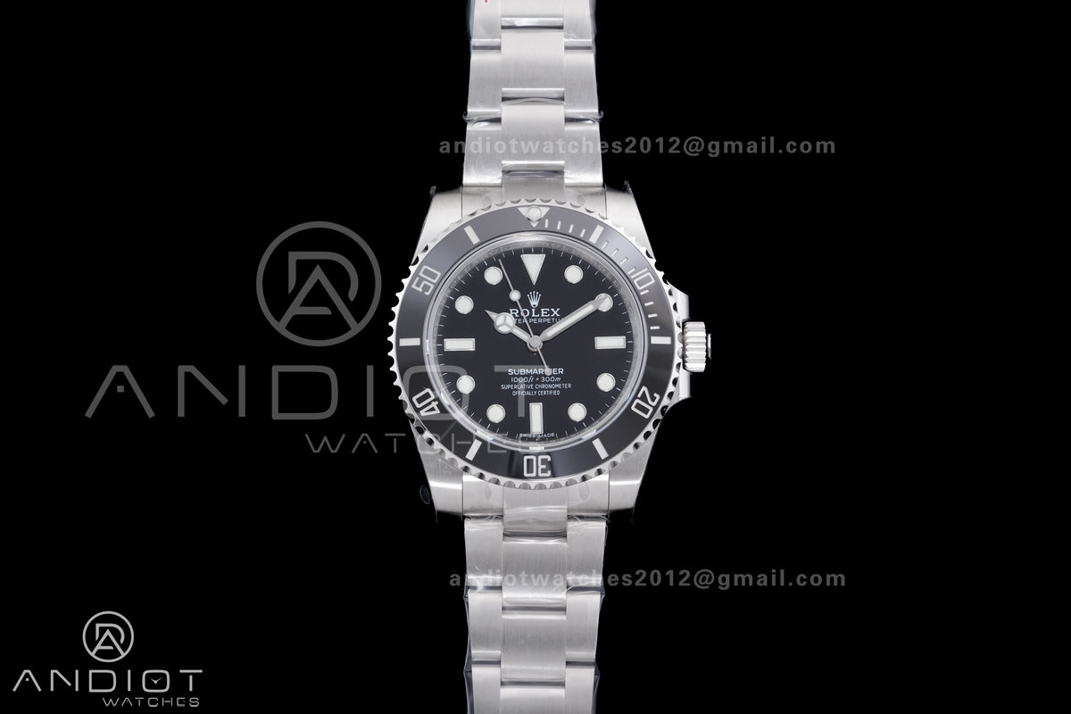 Submariner 114060 No Date Black Ceramic 904L Steel VSF 1:1 Best Edition VS3130