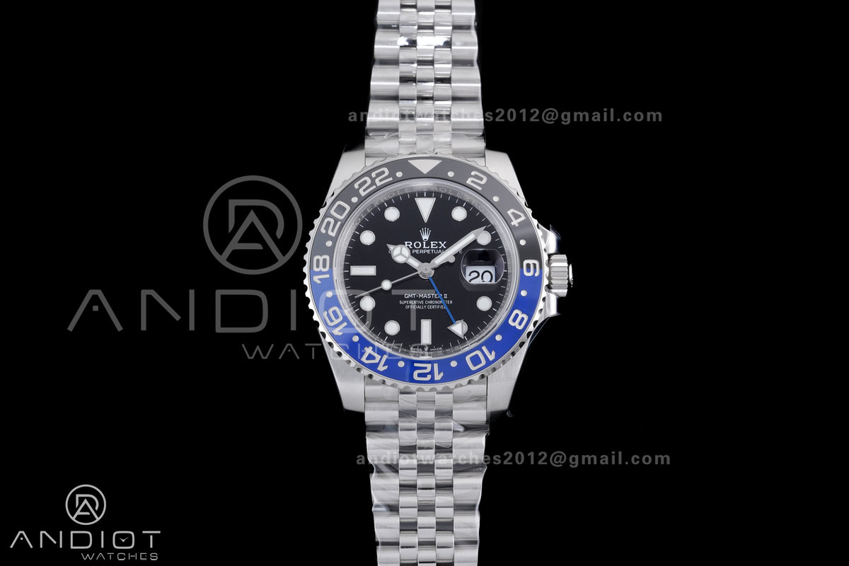GMT-Master II 126710 BLNR 904L Steel VSF 1:1 Batgirl Best Edition on Jubilee Bracelet DD3285 V3