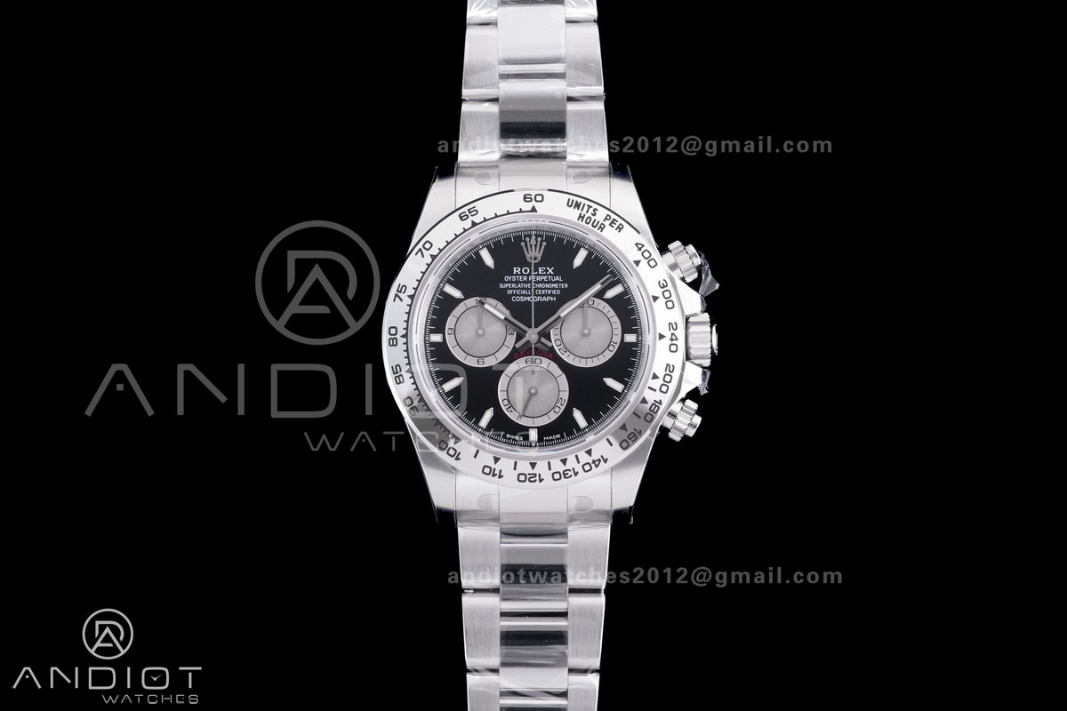 Daytona 126509 Gain Weight V3 VSF 1:1 Best Edition Black Dial Silver Sub-dial On Oyster Bracelet DD4131