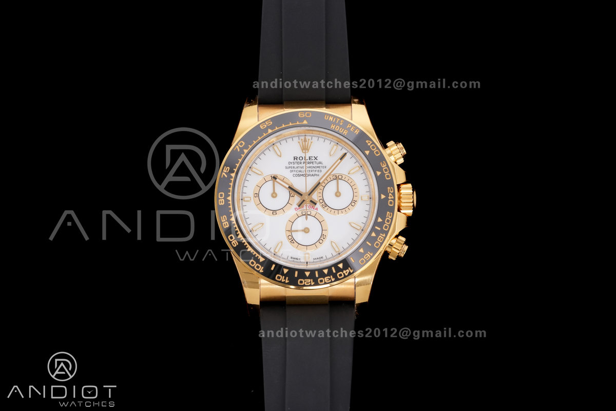 Daytona 126518 VSF 1:1 Best Edition White Dial on Oysterflex Strap DD4801