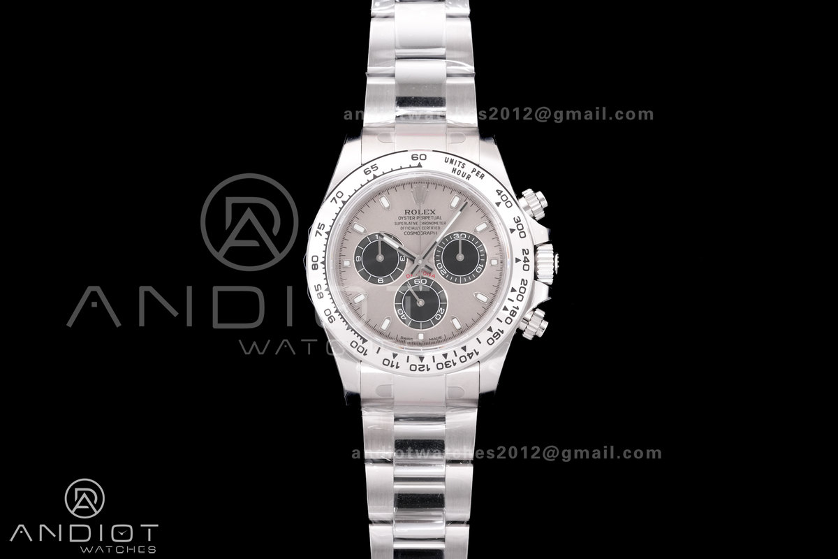 Daytona 116509 Gain Weight V3 VSF 1:1 Best Edition Gray Dial Silver Sub-dial On Oyster Bracelet DD4130