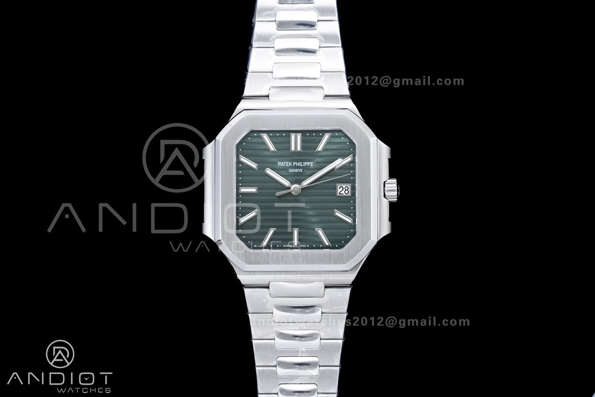 Cubitus 5821 SS PPF Best Edition Green Dial on SS Bracelet A330